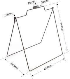 Folding A Real Estate Realtors Sidewalk Frame 687x765MM
