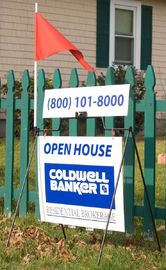 Folding A Real Estate Realtors Sidewalk Frame 687x765MM
